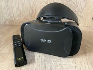 ELECOM エレコム VRゴーグル VRG-GVSB01BK ブラック 動画再生用 Bluetoothリモコン M-VRA01BK セット