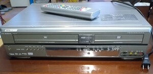 DX BROADTEC 　 DVHR-V161 VHS/HDD/DVDレコーダーリモコン付　ジャンク