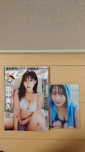 週刊プレイボーイ 2024/9/9 No.39 田中美久他+『気ままに』オンラインイベント特典大判ブロマイド【DVD未開封・新品同様美品】【送料無料】