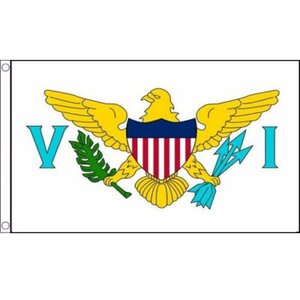 海外限定 国旗 アメリカ領 ヴァージン諸島 バージン 特大フラッグ