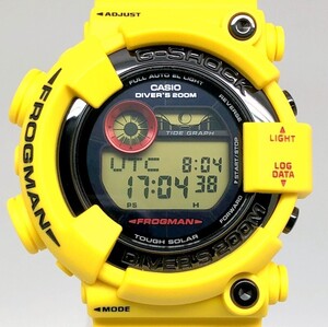 極美品 未使用品 G-SHOCK GF-8230E-9 30周年記念 フロッグマン ライトニングイエロー タフソーラー 2013年11月発売 【ITW3XP4QV1NQ】