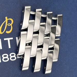 c315【20mm】“新品“BREITLING ブライトリング ナビタイマー 7連 ポリッシュ 鏡面 SS コマ ステンレス ベルト 入手困難 純正 正規