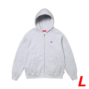 ★新品★Supreme Small Box Zip Up Hooded Sweatshirt Ash Grey -L [FW24]