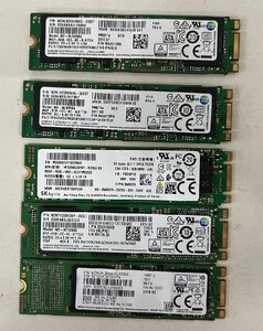 ■送料無料■ 5枚まとめ SK hynix/Sansung 256GB m.2 2280 SATA 6GB/s CrystalDiskInfo 動作確認済み