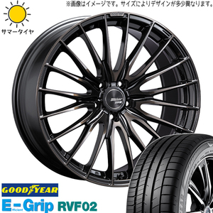 225/55R19 サマータイヤホイールセット クラウンクロスオーバー etc (GOODYEAR RVF02 & Blikker 01F 5穴 114.3)