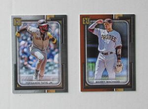 2枚 マニー・マチャド フェルナンド・タティス Jr. 2023 Topps Museum Collection サンディエゴ・パドレス San Diego Padres