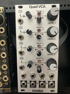 5月新品購入 intellijel / quad vca モジュラーシンセユーロラック 