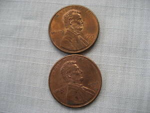 アメリカ　1セント リンカーン 1993D 1994D