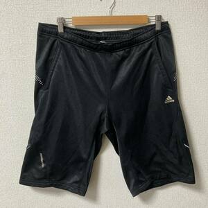 adidas ジャージ ハーフパンツ メンズXOサイズ ブラック アディダス CLIMALITE FORMOTION 黒