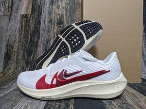 最後 24.5cm/US7.5 NIKE AIR ZOOM PEGASUS 40 PRM ANY 検 FB7703-100 エア ズーム ペガサス プレミアム エニー ホワイト/レッド 白/赤