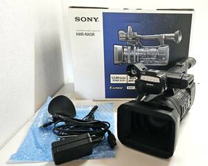 【213×10H】Sony ソニー NXCAM HXR-NX5R 業務用ビデオカメラ バッテリー 充電コード 箱付き