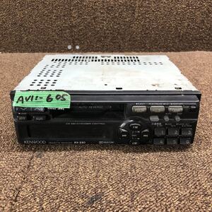 AV11-605 激安 カーステレオ KENWOOD RX-330 60602846 カセットデッキ FM/AM オーディオ レシーバー 通電未確認 ジャンク