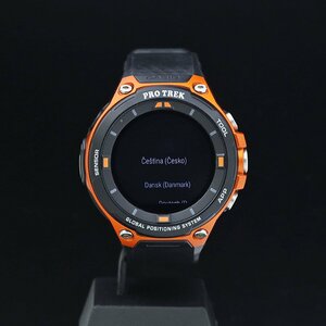 超美品 CASIO カシオ プロトレック smart WSD-F20-RG 樹脂・SS メンズ 充電式 GPS 箱充電ケーブル 定価5.6万