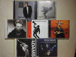 『Bryan Adams アルバム7枚セット』(You Want It You Got It,Cuts Like A Knife,Reckless,Waking Up The Neighbours,18 Till I Die,Live)