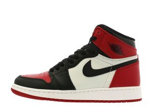 Nike GS Air Jordan 1 Retro High "Bred Toe" 23.5cm 575441-610