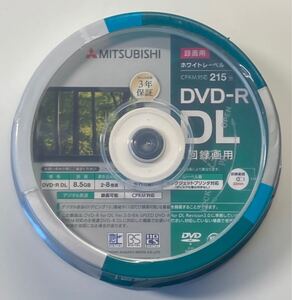 未開封 MITSUBISHI 三菱化学メディア 録画用 DVD-R DL 2-8倍速 8.5GB 20枚 スピンドル インクジェットプリンタ対応 VHR21HP20SD1-B