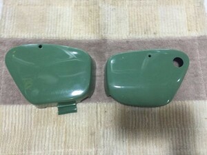 HONDA サイドカバー C100 CA100 C102 CM90 CM91 C105 C50 C65 C70 C90 CT200 緑 cub スーパーカブ vella_parts sidecover green 0052