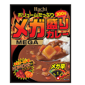 レトルトカレー メガ盛り メガ辛 トリニダード・スコーピオン+ハバネル ハチ食品 ガッツリ！！300g/2399ｘ１食