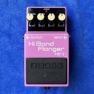 日本製 BOSS HF-2 Hi Band Flanger ハイバンドフランジャー メイドインジャパン 中古