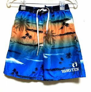 NO.110　スイムパンツ　HANG TEN　ハンテン　140サイズ　サーフパンツ　プール　海　スイムウェアー　中古品　送料クリックポスト185円