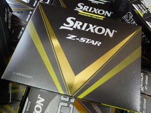 ◆2023年！SRIXON/スリクソン/日本正規品 NEW Z-STAR/イエロー（YE）/1ダース/新品◆ダンロップ/Z スター/松山秀樹！