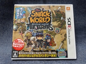 3DS☆スナックワールド トレジャラーズ☆新品・未開封品・即決有