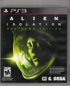 PS3◆北米版 ALIEN ISOLATION [MOSTROMO EDITION]