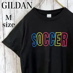 GILDAN ギルダン SOCCER ビッグロゴ Tシャツ ユニセックス 古着