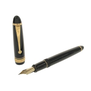 PILOT CUSTOM 743 パイロット カスタム 万年筆 ブラック × ゴールド ペン先 14K 585 5 M 刻印 筆記用具 文房具 コレクション J1262