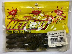 NET BAIT ネットベイト Baby Paca Craw ベビーパカクロー 8本 検)チガークロー スパイニークロー サステキ