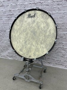 □t2624　中古★Pearl 　パール　CONCERT PERCUSSION 　バスドラム/コンサートドラム　スタンド付き【直接引き取り限定・愛知県】