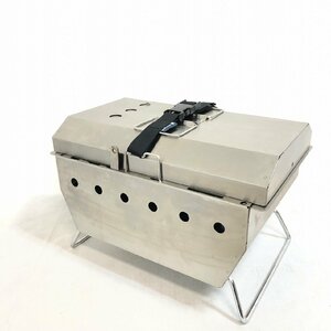 廃番品/1円～◆snow peak スノーピーク IGTシステム BBQ BOX 焼武者 CK-130 キャンプ アウトドア 炭火バーベキュー 火力調整可能 屋外用