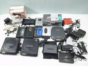 ■ジャンク SONY KENWOOD Panasonic/WALKMAN DISCMAN CDプレーヤー MDウォークマン 等 ※通電、動作未確認