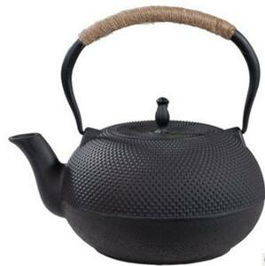 ★南部鉄器 老鉄瓶 提梁壺★新品 茶道具★1.8L 銅製蓋 銅製取っ手 対応 鉄やかん 鉄分補給 鉄びん