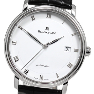 ブランパン Blancpain 6223-1127-55B ヴェルレ ウルトラスリム セコンドハンド デイト 自動巻き メンズ 美品 保証書付き_832244