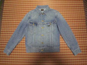 AA53良品★Lee×GREEN LABEL RELAXING(リー×グリーンレーベルリラクシング)★LB0093 USED加工 101Jデニムライダースジャケット/sizeS