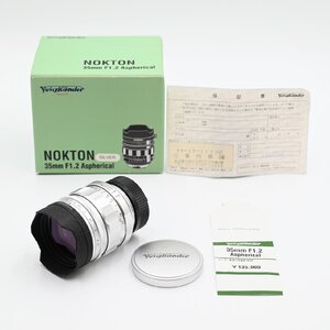 Voigtlander フォクトレンダー NOKTON 35mm F1.2 Aspherical シルバー 限定300本 交換レンズ