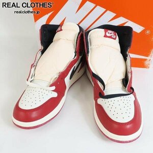 NIKE/ナイキ AIR JORDAN 1 HIGH OG LOST＆FOUND CHICAGO/ロスト＆ファウンド シカゴ DZ5485-612/29 /080