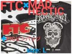 FTC ✕ MAD HECTIC コラボTシャツ/FTCロゴピンバッジ