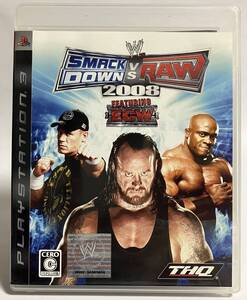 PS3 WWE 2008 SmackDown VS Raw プレイステーション3ソフト プレステ3