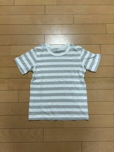 無印良品 キッズ トップス 130 Tシャツ 半袖Tシャツ ボーダー 無印 MUJI