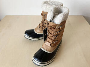 24cm ソレル SOREL ウィンターカーニバル WINTER CARNIVAL WP CAMEL BROWN US7/24cm NL3483-224 スノーブーツ レディース