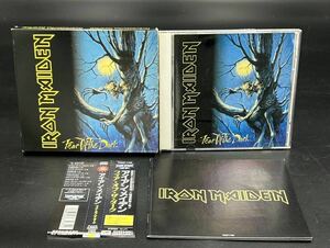 55 アイアン・メイデン【フィアオブザダーク】帯付CD IRON MAIDEN FEAR OF THE DARK メンバープロフィール入りカラーブックレット TOCP7155