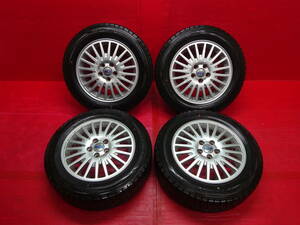 ボルボ V50純正16インチホイール 4本 6.5J +52.5 5H 108 DUNLOP WINTER MAXX 205/60R16 スタッドレスタイヤ VOLVO