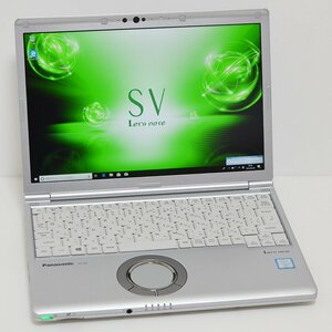 ★CF-SV7RDCVS Core i5-8350U 12.1型TFT8GB/SSD256GB/無線LAN/顔認証対応カメラ/Windows 10Pro★1円～