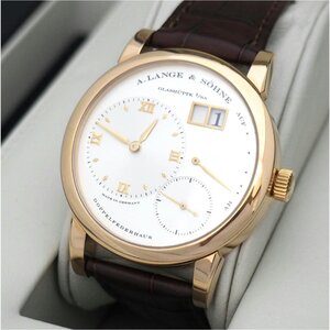 【美品/箱ギャラ付き】A.LANGE＆SOHNE/ランゲ&ゾーネ ランゲ1 Ref.101.032 PG /ピンクゴールド K18/750 手巻き メンズ腕時計【19】