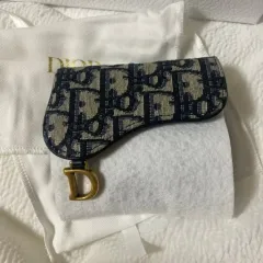 【雷市場（ポンジャン）商品韓国直送】 Dior(ディオール) オブリーク サドルバッグ 蓮 二つ折り財布