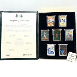 【J-24】未開封　限定　ZIPPO　アトランタオリンピック　Atlanta　1996　1176/10000　OLYMPIC GAMES COLLECTION　7個セット　ケース入