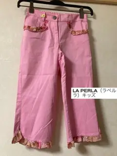 LA PERLA　ラペルラ 

バミューダパンツ 　キッズ女児 美品