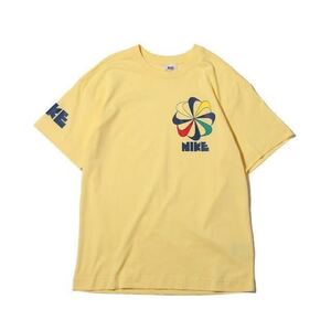 70年代復刻 M サイズ NIKE AS M NSW SS TEE CLASSICS 1 BICYCLE YELLOW 黄 クラシック ヴィンテージ ビンテージ 風車 Tシャツ t ゴツナイキ